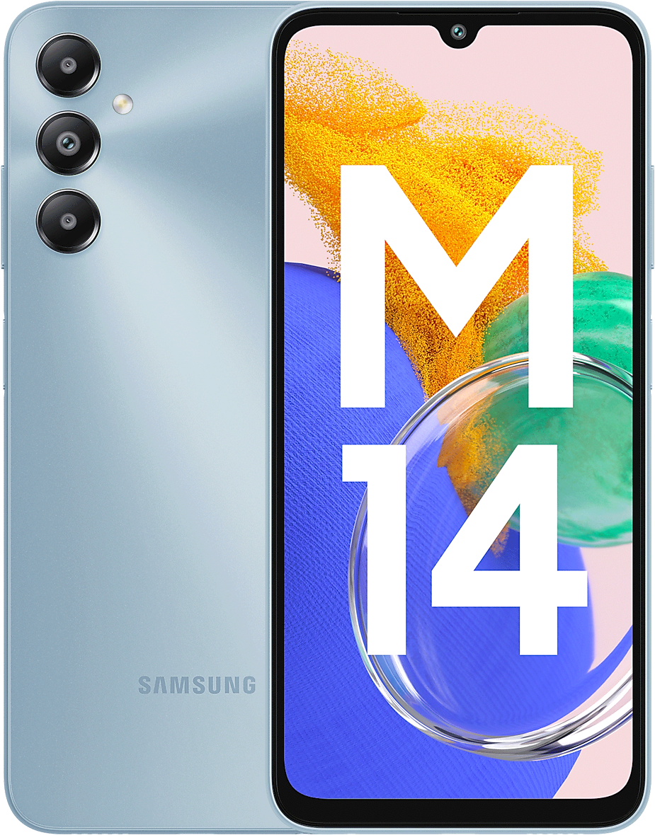 Акція на Samsung Galaxy M14 4/64Gb Arctic Blue M145F від Stylus