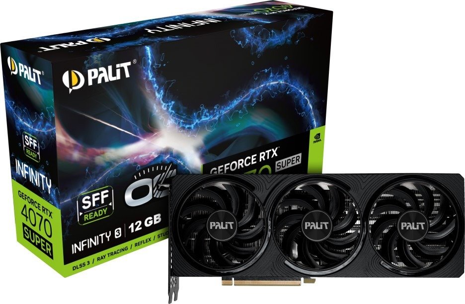 Акція на Palit GeForce Rtx 4070 Super Infinity 3 Oc (NED407ST19K9-1043S) від Stylus