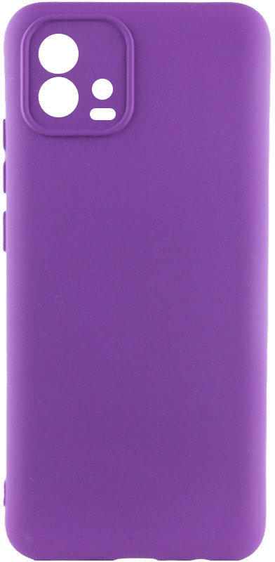 

Lakshmi Case Silicone Cover Full Camera Purple for Motorola Moto G72