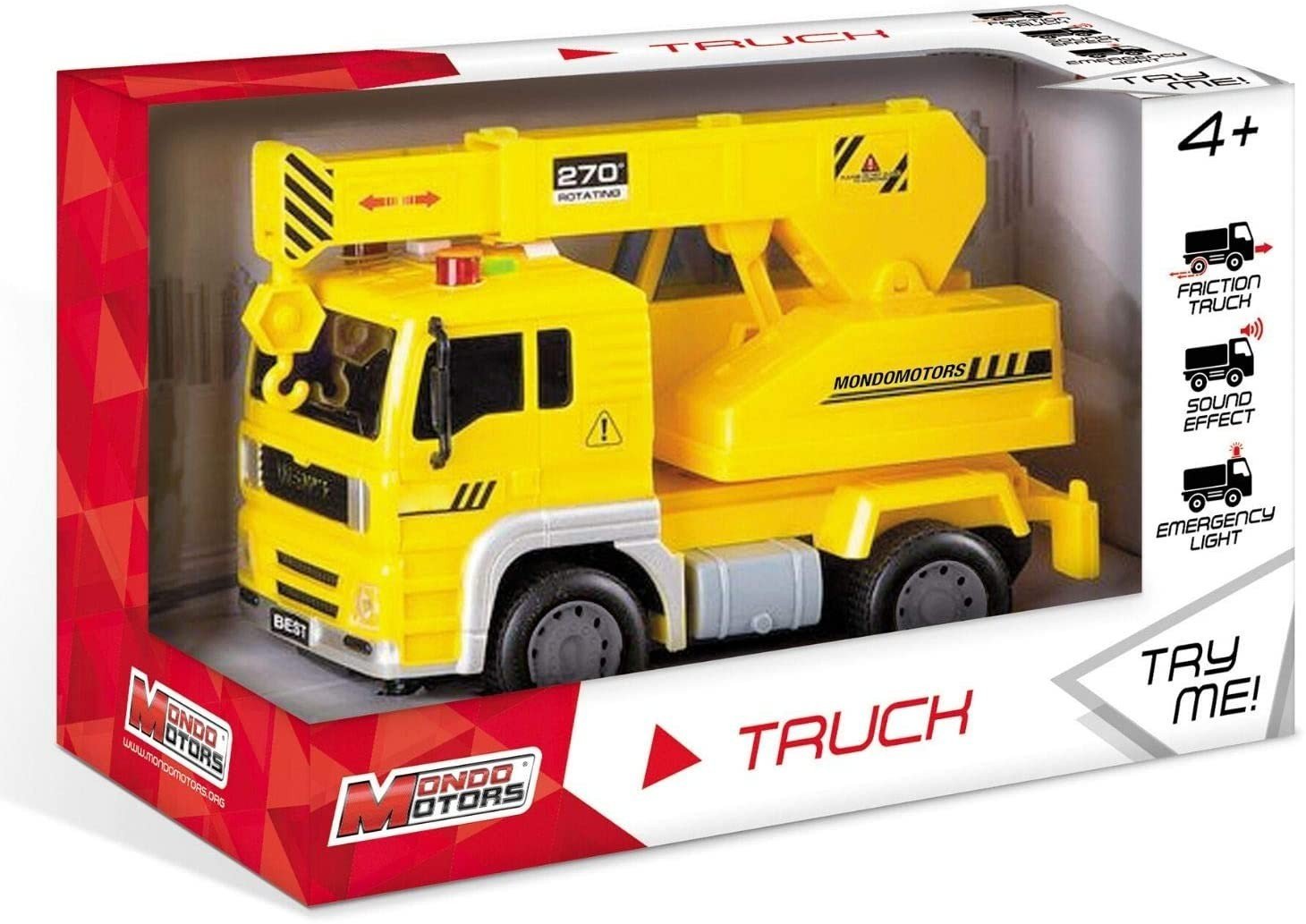 

Игрушка Mondo Грузовик Friction Truck, 20 см, в ассортименте (51174)