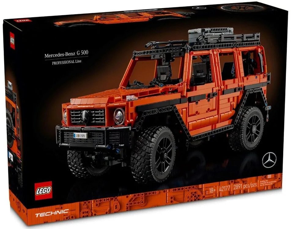 

Конструктор Lego Technic Mercedes-Benz G 500 Professional Line 2891 деталей (42177)