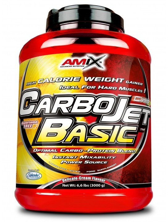 

Amix CarboJet Basic 3000 g /60 servings/Vanilla