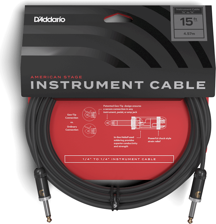 

Инструментальный кабель D'addario PW-AMSG-15 American Stage (4.5m)