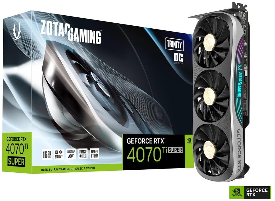 Акція на Zotac Gaming GeForce Rtx 4070 Ti Super Trinity Oc 16GB GDDR6X (ZT-D40730J-10P) від Stylus