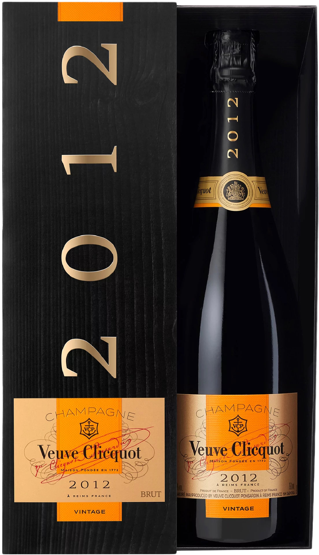 Акція на Шампанское Veuve Clicquot Vintage 2012, брют белое, 0.75л 12%, в подарочной упаковке (BDA1SH-SVC075-021) від Stylus