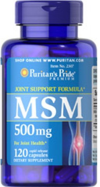 

Puritan's Pride Msm 500 mg, 120 caps