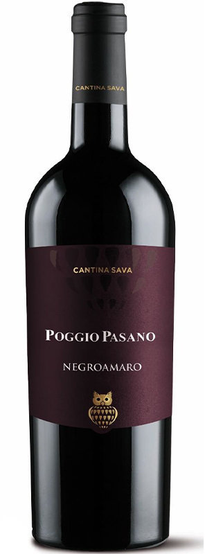 Акція на Вино Poggio Pasano Negroamaro PUGLIA, Cantina SAVA, красное сухое, 0.75л 14% (STA8019873968944) від Stylus