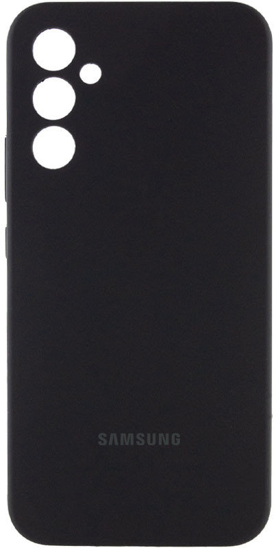 

Lakshmi Premium Silicone Case with Logo Full Camera Black for Samsung A556 Galaxy A55