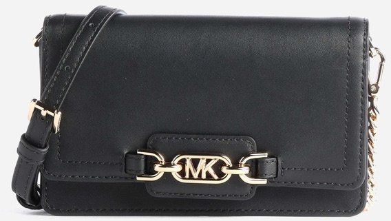 

Женская сумка кросс боди Michael Kors Sm Phn Chn Xbody черная (32F2G7HC1L001)