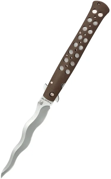 Акція на Cold Steel 6" TI-Lite Kris Blade Zytel Handle Brown (CST CS-26SXK6) від Stylus