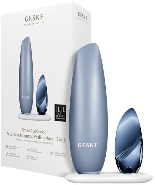 Акція на Бесконтактная магнитная пилинг-маска Geske Touchless Magnetic Peeling Mask 5в1 midnight від Stylus