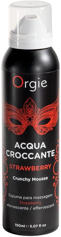 

Массажная пенка Orgie – Acqua Croccante Strawberry (150 мл), эффект лопающихся пузырьков