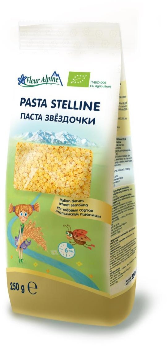 

Макароны Fleur Alpine Organic Pasta Stelline Звездочки 250 г (1584003)