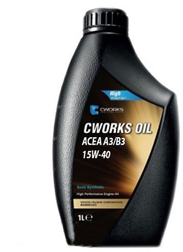 

Масло моторное Cworks Oil 15W-40 Acea A3/B3 1л