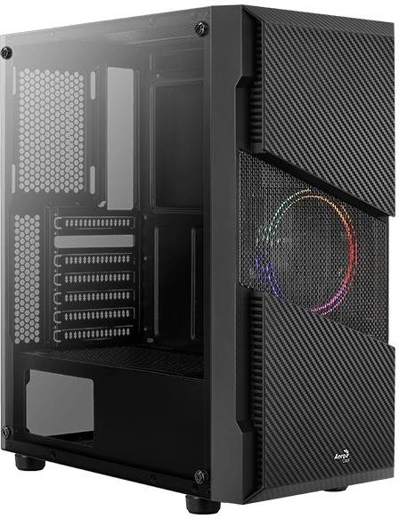 Акція на Aerocool Menace Saturn FRGB-G-BK-v1 Black Mid Tower Frgb від Stylus