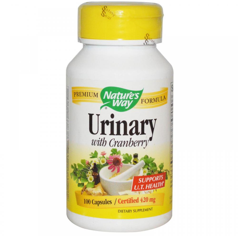 

Nature's Way Urinary with Cranberry 420 mg 100 Caps Журавлина для сечових шляхів