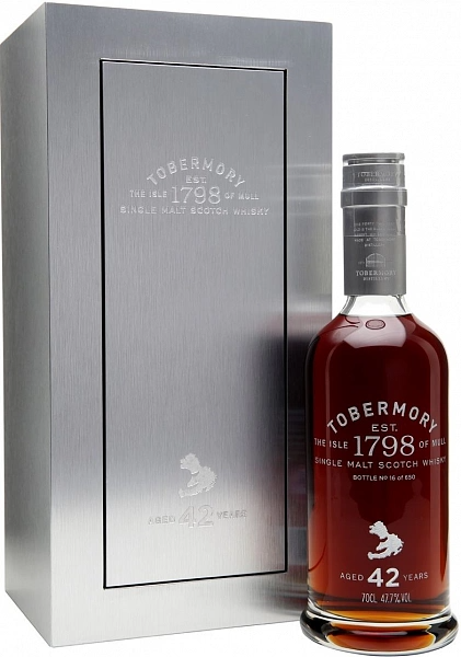 

Виски Tobermory 42 yo Gb 47.7% 0.7 л (BW32373)