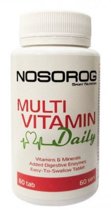 

Nosorog MultiVitamin 60 tab / 60 servings