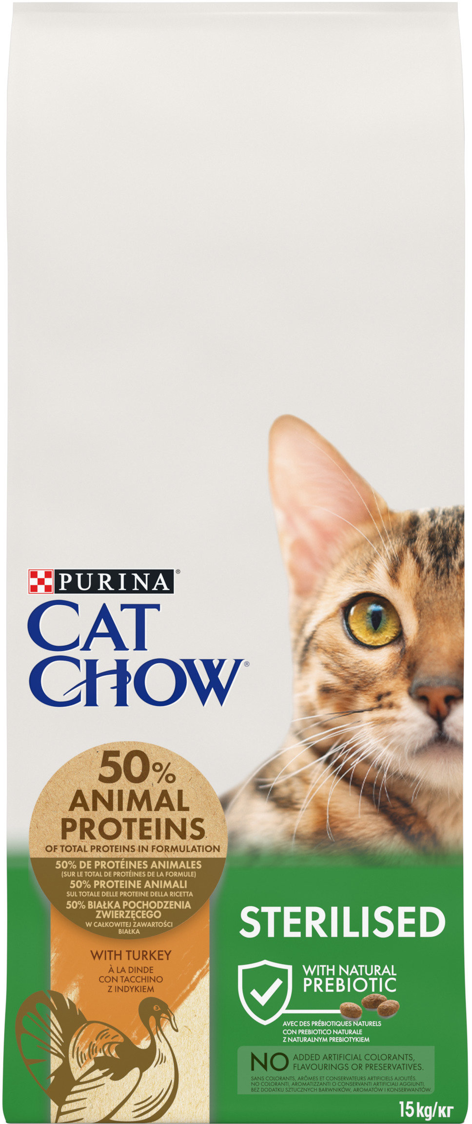 Акція на Сухой корм Purina Cat Chow для взрослых стерилизованных кошек с индейкой 15 кг (7613287329592) від Stylus