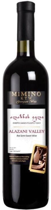 

Вино Mimino Алазанская долина красное полусладкое 0.75л 11-12% (PLK4860013081467)