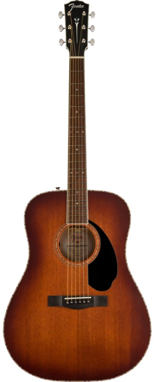 Акція на Гитара электроакустическая Fender PD-220E Dreadnought All Mahogany With Case Aged Cognac Burst від Stylus