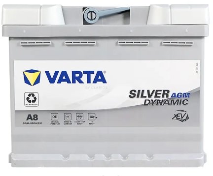 Акція на Автомобильный аккумулятор Agm (Start-Stop) Varta Silver Dynamic A8 Ua від Stylus