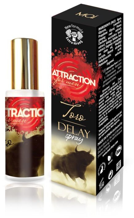 

Спрей-пролонгатор Retarding Spray Mai Attraction Toro (30 мл)