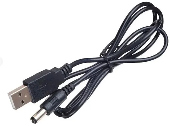 Акція на Dynamode кабель питания для роутера Usb Cable to Dc 5.5х2.1 mm 5V 1m Black від Stylus