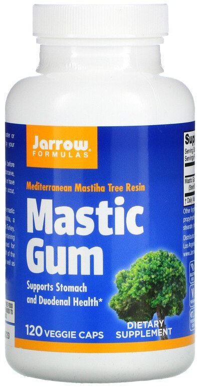 Акція на Jarrow Formulas Mastic Gum 500 mg Смола мастикового дерева 120 капсул від Stylus