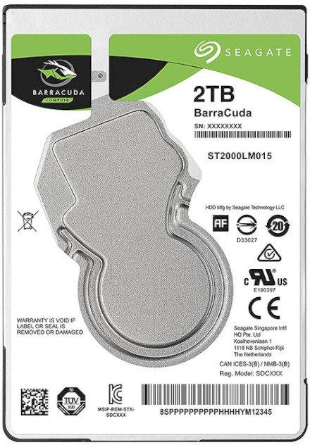 

Seagate BarraCuda 2TB (ST2000LM015)