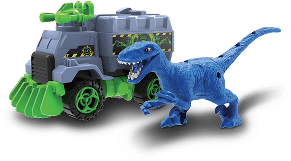 

Игровой набор Road Rippers машинка и динозавр Raptor blue (20076)