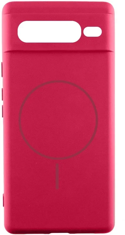 

Lakshmi Case Silicone Cover Full Camera MagFit Rose Red для Google Pixel 7 Pro