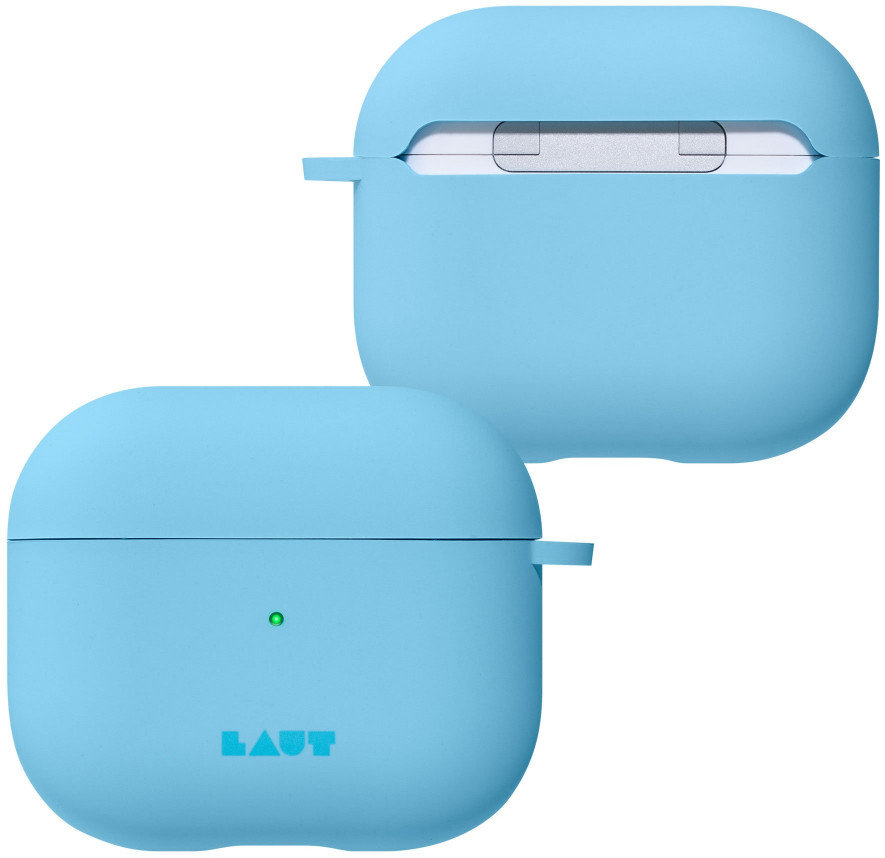 Акція на Чехол для наушников Laut Huex Pastels Baby Blue (L_AP4_HXP_BL) for Apple AirPods 3 від Stylus