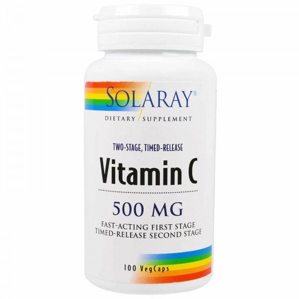 

Solaray Vitamin C 500 mg Витамин С 100 капсул