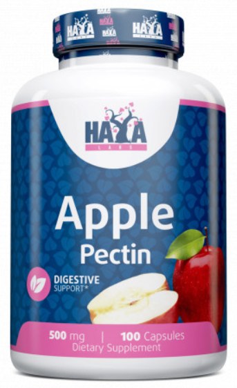 Акція на Haya Labs Apple Pectin 500mg Яблочный пектин 100 капсул від Stylus