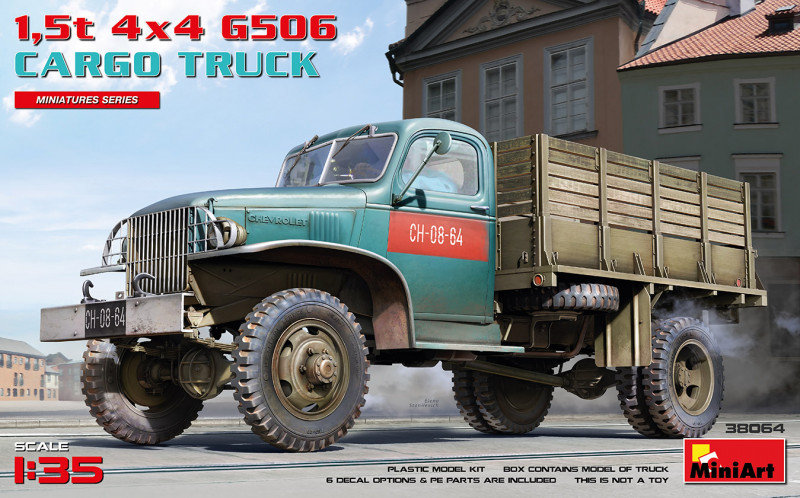 Акция на Американська Miniart 1,5 тонна вантажівка G506 4х4 (MA38064) от Y.UA