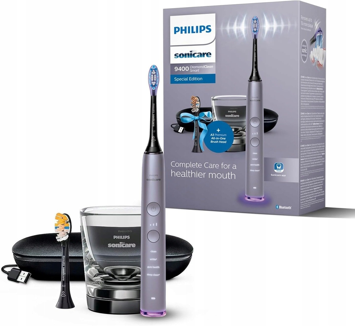 Акція на Philips Sonicare 9400 DiamondClean Smart Special Edition HX9917/90 від Stylus