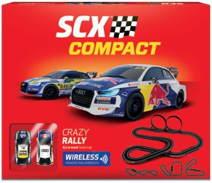 

Гоночный электрический трек Scale Competition Xtreme Crazy Rally + 2 автомодели Audi 1:43