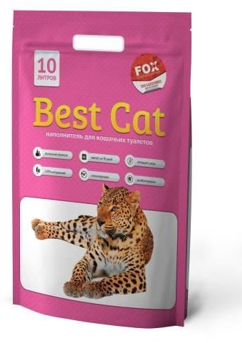 Акція на Наполнитель для кошачьего туалета Best Cat Pink Flowers 10 л 4 кг (SGL011) від Stylus