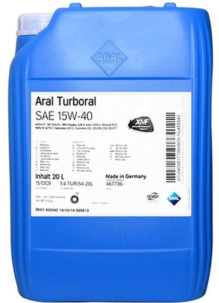 

Моторное масло Aral Turboral 15W-40 20л