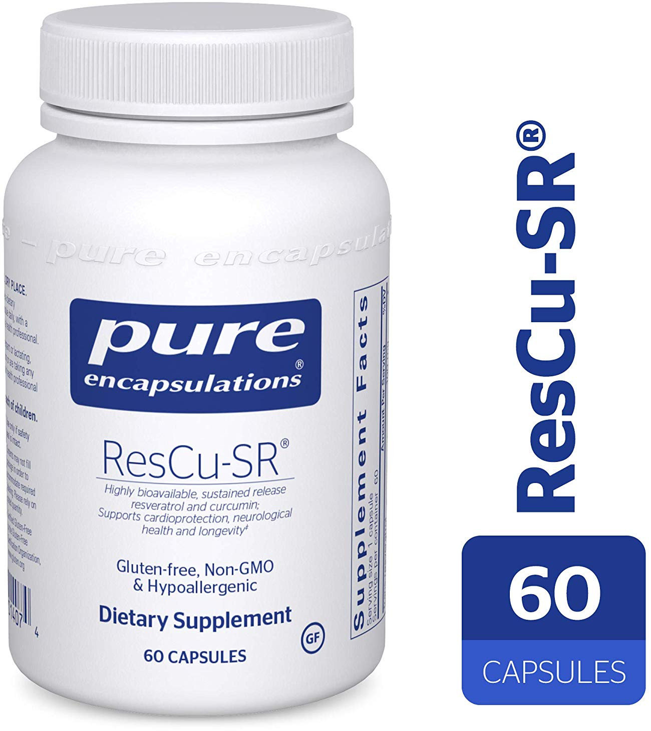 

Pure Encapsulations ResCu-SR 60 caps Ресвератрол и куркумин (PE-01407)