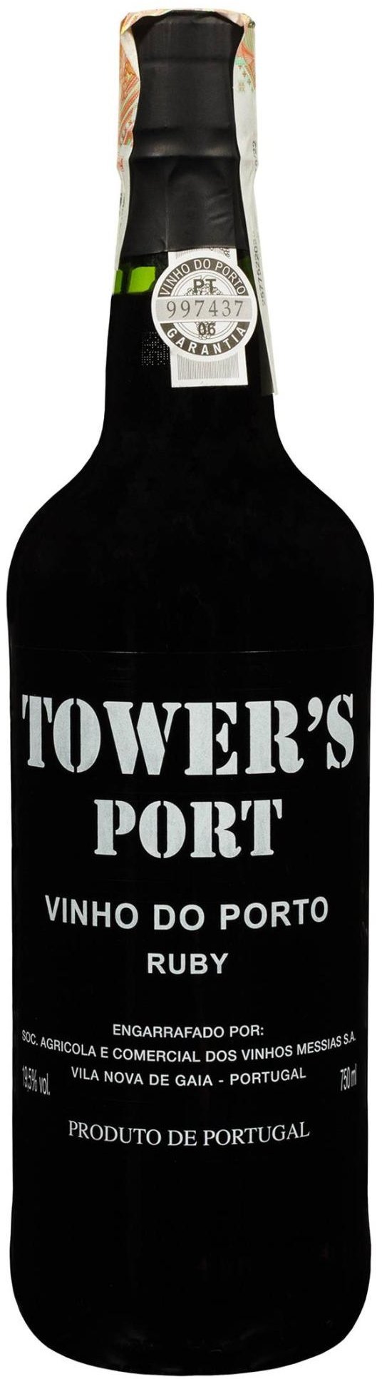 

Вино Tower's Port Vinho do Porto Ruby солодке кріплене 0.75 л (FSH_5601292171925)