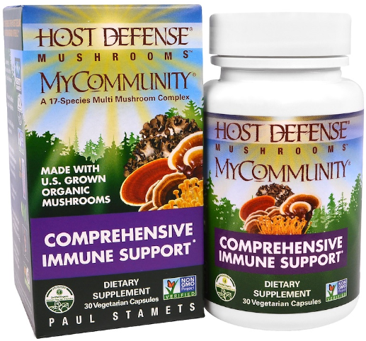 Акція на Fungi Perfecti Mushrooms MyCommunity Comprehensive Immune Support 30 Caps (FPI-03811) від Stylus