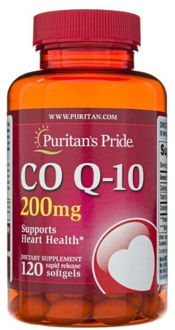 

Puritan's Pride Co Q-10 Коэнзим Q10 200 мг 120 гелевых капсул