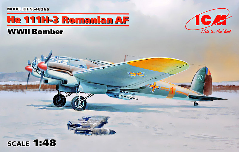 

Бомбардировщик Icm He 111H-3 (ВВС Румынии, Ii Мировой Войны)