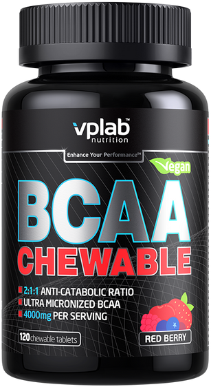 

VPLab Bcaa Chewable 120 capsules Red Berry