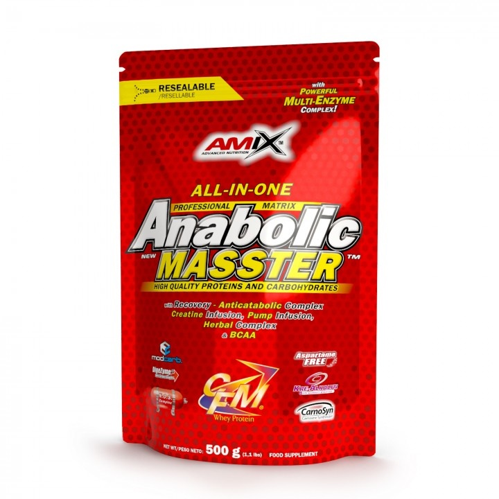 

Amix Nutrition Anabolic Masster 500 g /5 servings/ Strawberry