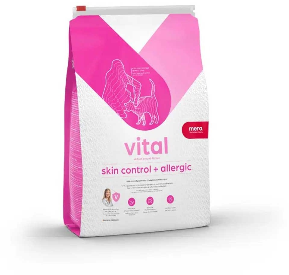 Акція на Сухий корм Mera Mvh Skin Control + Allergic для котів при дерматозі та надмірному випаданні вовни 750 г (740438 - 4221) від Y.UA