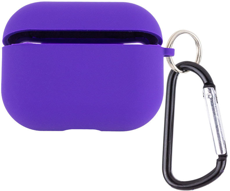 

Tpu Silicone Case з Carabiner Ultra Violet для Apple AirPods 4