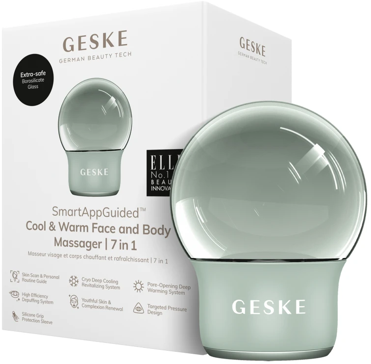 Акція на Geske Cool&Warm Face and Body Massager 7в1 green від Stylus